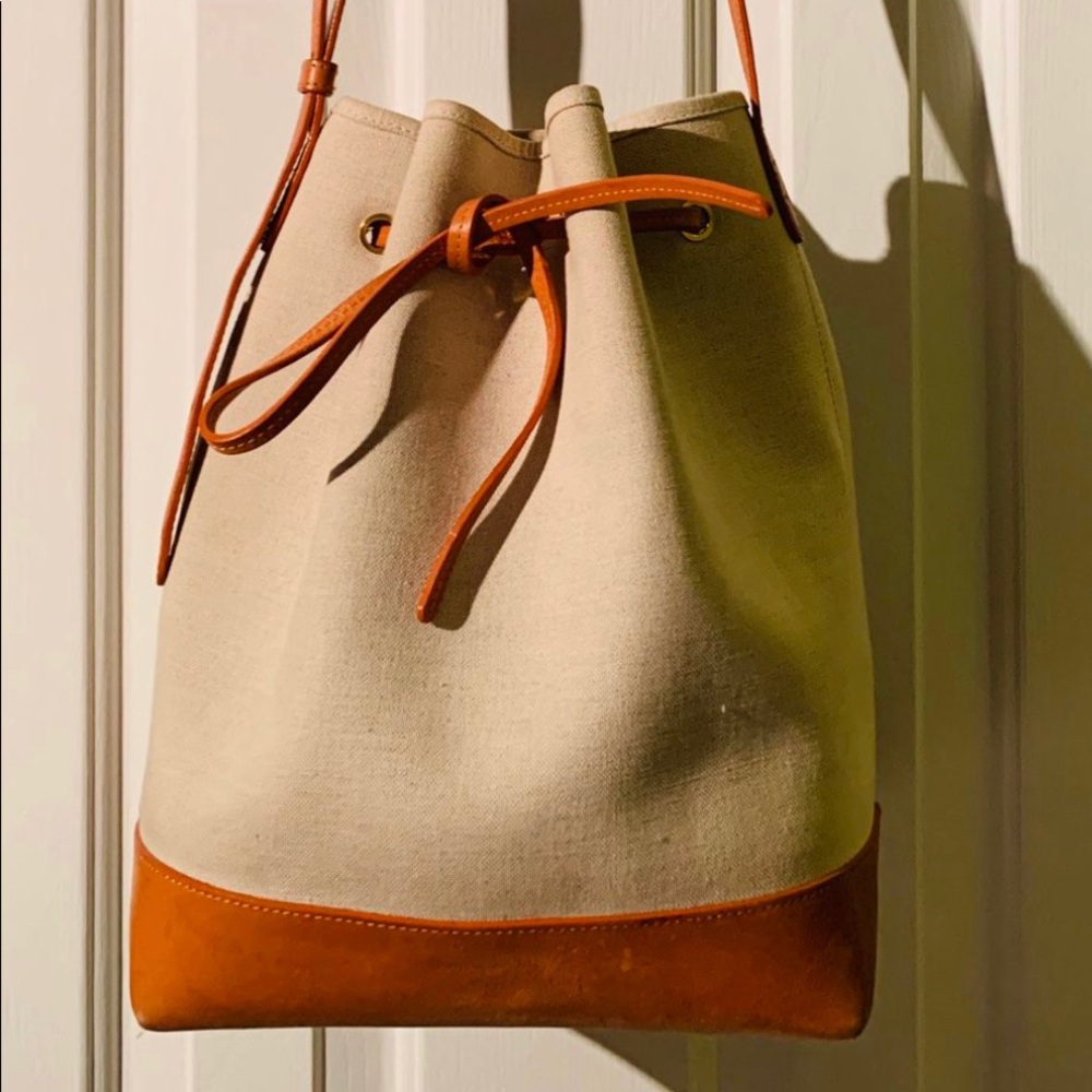 Mansur Gavriel Canvas Bucket Bag